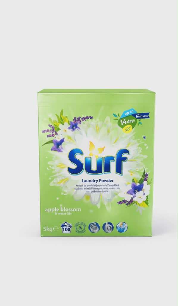 PROSZEK DO PRANIA - SURF POWDER APPLE BLOSSOM & WATER LILY 100WL / 5KG