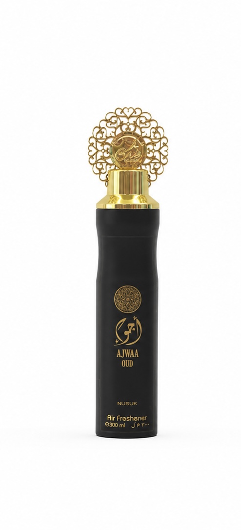 ODŚWIEŻACZ POWIETRZA NUSUK AIR FRESHENER AJWA OUD BLACK 300ML